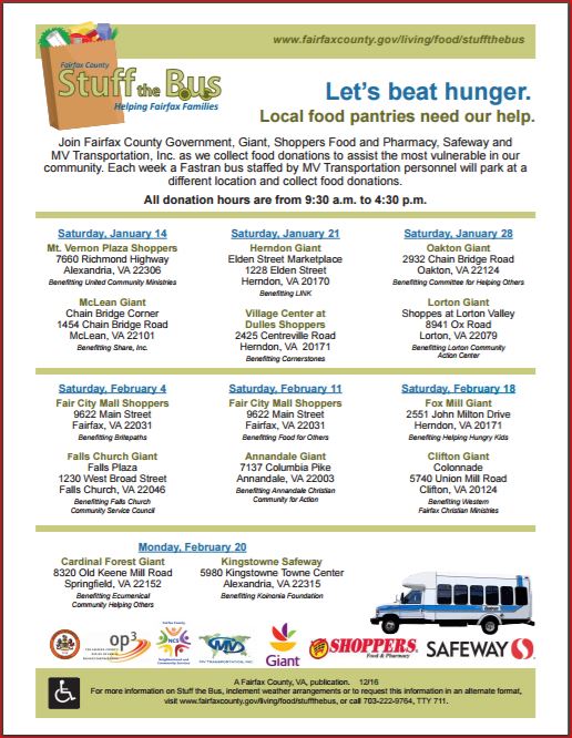 Help Us End Hunger - Stuff the Bus!